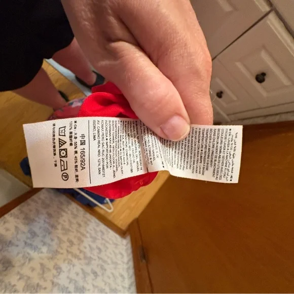 Old Navy Red Floral Hawaiian Ruffle Dress M - Picture 5 of 5